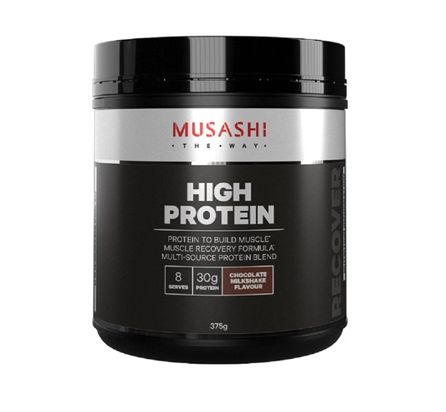 MUSASHI High Protein Choc Milk Shake 375g
